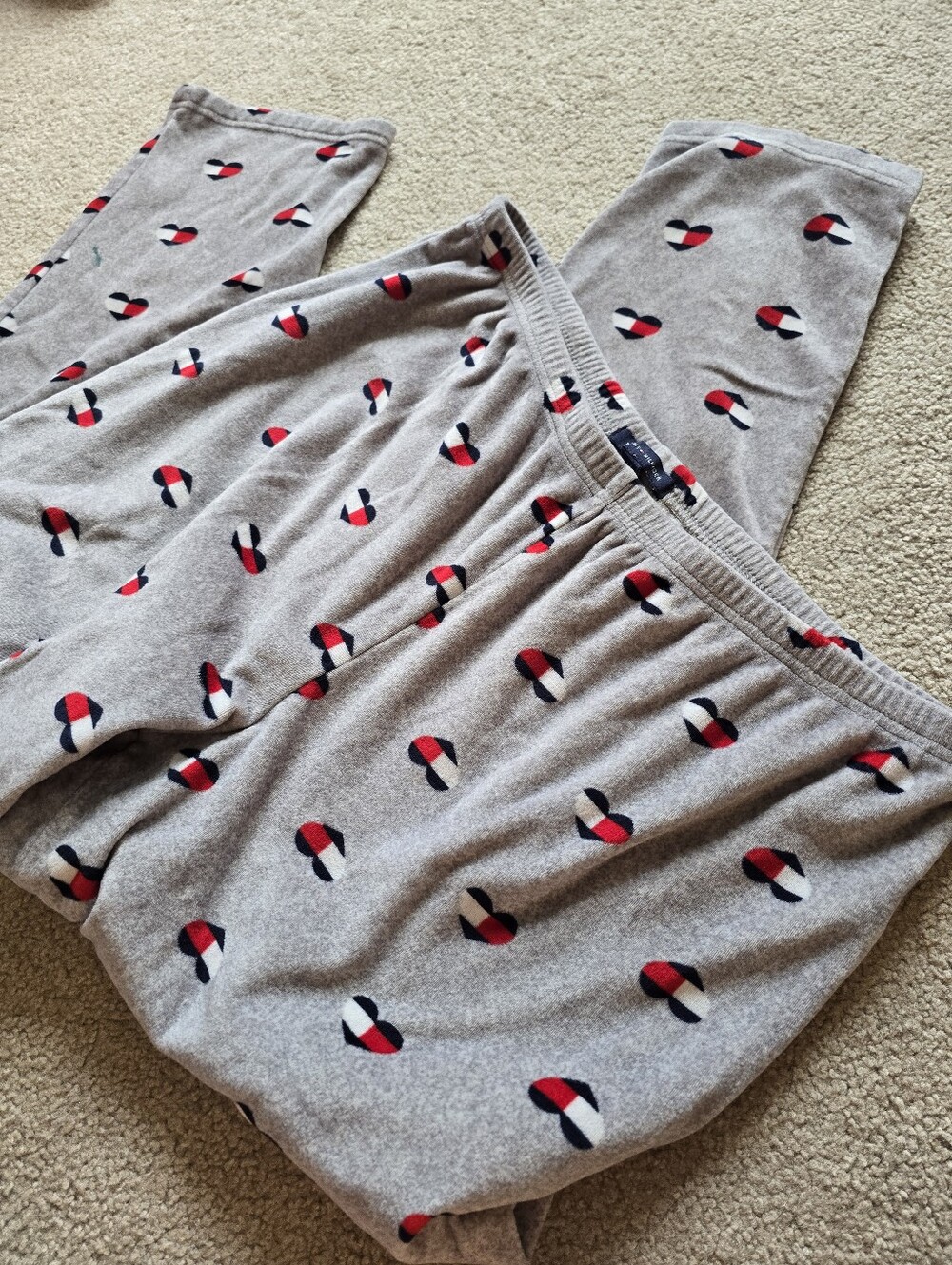 BRAND NEW NEVER USED Tommy Hilfiger Velour PJ Bottoms
